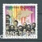 Briefmarken: Brasil,1974,Inmigración,nuevo,MNH**,yvert 1101
